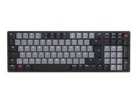 CHERRY KW - Tangentbord - 96% - compact - bakgrundsbelyst - trådlös - Bluetooth 5.2, USB - QWERTZ - tangentbrytare: CHERRY MX låg profil - plastfri förpackning G8A-25510HOAUS-2