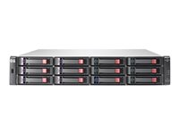 HPE Modular Smart Array P2000 G3 iSCSI Dual Controller LFF Array System - Hårddiskarray - 12 fack ( SATA-300 / SAS-2 ) - iSCSI (extern) - kan monteras i rack - 2U BK830B