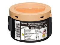 Epson - Hög kapacitet - svart - original - tonerkassett Epson Return Program - för AcuLaser M1400, MX14, MX14NF C13S050651