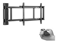 Multibrackets M Motorized Swing Mount X-Large (RF) - Monteringssats (svängbar arm) - för LCD-TV - metall - svart - skärmstorlek: 43"-75" - väggmonterbar 7350105212642