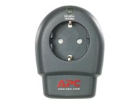 APC SurgeArrest Essential - Överspänningsskydd - AC 230 V - utgångskontakter: 1 - Spanien - träkol P1-SP