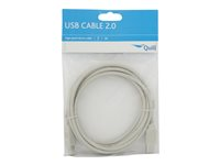 Belkin - USB-kabel - USB (hane) till USB typ B (hane) - USB 2.0 - 3 m ST-USB001HEW10