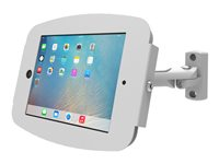 Compulocks iPad Pro 11" (1-4th Gen) Space Enclosure Swing Wall Mount - Hölje - Antistöld - för surfplatta - låsbar - höggradig aluminium - vit - skärmstorlek: 12.9" - väggmonterbar, monterbar på ytor, bänkskiva - för Apple 11-inch iPad Pro (1:a generation, 2a generation, 3:e generationen, 4:e generation) 827W211SENW