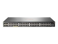 HPE Aruba 2930F 48G PoE+ 4SFP - Switch - L3 - Administrerad - 48 x 10/100/1000 (PoE+) + 4 x gigabit SFP (upplänk) - rackmonterbar - PoE+ (740 W) - begagnat JL557AR#ABB