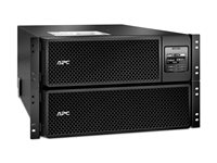 APC Smart-UPS SRT 10000VA RM - UPS (kan monteras i rack) - AC 230 V - 10 kW - 10000 VA - Ethernet 10/100, USB - utgångskontakter: 14 - 6U - svart - för P/N: AR2487G, AR3100W, AR3105SP, AR3105W, AR3155W, AR3305W, AR3355SP, AR3355W, NBWL0356A SRT10KRMXLI