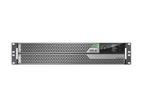 APC Smart-UPS Ultra On-Line - UPS (rackmonterbar/extern) - AC 220-230 V - 5000 Watt - 5000 VA - litiumjon - USB, Ethernet - utgångskontakter: 10 - 2U - silvergrå SRTL5KRM2UI