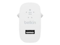 Belkin BoostCharge - Strömadapter - 12 Watt (USB) - vit WCA002VFWH