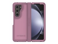 OtterBox Defender Series XT - Vikbart fodral för mobiltelefon - robust - polykarbonatskal, syntetiskt gummi - mulberry muse (rosa) - för Samsung Galaxy Z Fold5 77-94069