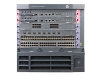 HPE 12504 DC Switch Chassis - Switch - L3 - Administrerad - rackmonterbar - Likström JC655A