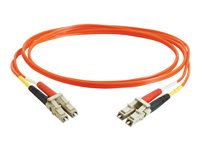 C2G - Patch-kabel - LC multiläge (hane) till LC multiläge (hane) - 5 m - fiberoptisk - 62,5/125 mikron 85093