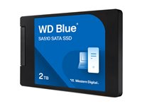 WD Blue SA510 WDS200T3B0A-00C7K0 - SSD - 2 TB - inbyggd - 2.5" - SATA 6Gb/s WDS200T3B0A-00C7K0