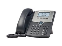 Cisco Small Business SPA 504G - VoIP-telefon - 3-riktad samtalsförmåg - SIP, SIP v2, SPCP - multilinje - silver, mörkgrå SPA504G-RC