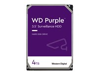 WD Purple WD42PURZ - Hårddisk - 4 TB - inbyggd - 3.5" - SATA 6Gb/s - buffert: 256 MB WD42PURZ