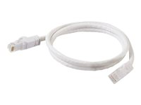 C2G Cat6 Booted Unshielded (UTP) Network Patch Cable - Patch-kabel - RJ-45 (hane) till RJ-45 (hane) - 50 cm - UTP - CAT 6 - formpressad, hakfri, tvinnad - vit 83485