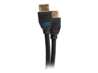 C2G 12ft 8K HDMI Cable with Ethernet - Performance Series Ultra High Speed - Ultra High Speed - HDMI-kabel med Ethernet - HDMI hane till HDMI hane - 3.6 m - svart - 8K60 Hz (7680 x 4320) stöd, 4K120 Hz (4096 x 2160) stöd, stöd för 10K C2G10456