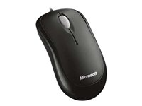 Microsoft Basic Optical Mouse for Business - Mus - höger- och vänsterhänta - optisk - 3 knappar - kabelansluten - PS/2, USB - vit 4YH-00008