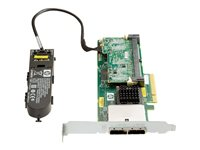 HPE Smart Array P411/512MB BBWC - Kontrollerkort (RAID) - SATA 3Gb/s / SAS 6Gb/s låg - 600 MBps - RAID 0, 1, 5, 10, 50 - PCIe 2.0 x8 - för 1/8 G2 Tape Autoloader; ProLiant DL120 G7, DL165 G7, DL360 G7, DL380 G6, DL380 G7 462832-B21