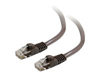 C2G Cat5e Booted Unshielded (UTP) Network Patch Cable - Patch-kabel - RJ-45 (hane) till RJ-45 (hane) - 2 m - UTP - CAT 5e - formpressad, hakfri, tvinnad - brun 83675