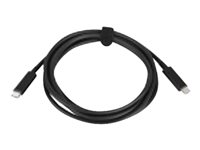 Lenovo - USB-kabel - 24 pin USB-C (hane) till 24 pin USB-C (hane) - 20 V - 3 A - 2 m 4X90Q59480