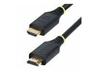StarTech.com - Ultra High Speed - HDMI-kabel - HDMI hane till HDMI hane - 50 cm - skärmad - svart - passiv, 4K120Hz stöd, 8K60 Hz (7680 x 4320) stöd HDMI21-CBL-8K60-50CM