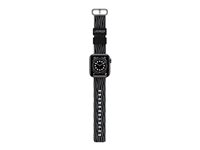 LifeProof - Band för smart klocka - Midnattszon - svart - för Apple Watch Hermès Series 9, SE 3, Series 10, Series 11, Series 8, Series 9 77-83866