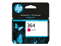 HP 364 - Magenta - original - bläckpatron - för Deskjet 35XX; Photosmart 55XX, 55XX B111, 65XX, 7510 C311, 7520, Wireless B110 CB319EE#ABB