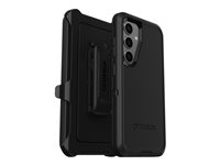 OtterBox Defender Series - Baksidesskydd för mobiltelefon - robust - polykarbonat, TPE (termaplastisk elastomer) - svart - för Samsung Galaxy S24 77-94481