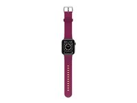 OtterBox - Band för smart klocka - Pulse Check (mörkrosa/röd) - för Apple Watch Hermès Series 9, SE 3, Series 10, Series 11, Series 9, Ultra 2, Ultra 3 77-83886