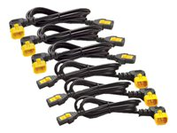 APC - Strömkabel - power IEC 60320 C13 till IEC 60320 C14 - 10 A - 61 cm - 90° kontakt - svart - Nordamerika - för P/N: SCL500RMI1UC, SCL500RMI1UNC, SMT3000I-AR, SMT3000R2I-AR, SMTL750RMI2UC, SRT1500RMXLI AP8702R-NA