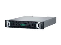 HPE Modular Smart Array 2070 16Gb Fibre Channel SFF Flash Bundle - 7th Generation - SSD-array - 46 TB - 24 fack (SAS-3) - SSD 3.84 TB x 12 - 16Gb Fibre Channel (extern) - kan monteras i rack - 2U S3L66A