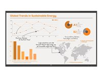 LG CreateBoard 65TR3PN - 65" Diagonal klass TR3PN Series LED-bakgrundsbelyst LCD-skärm - utbildning/företag - med touchskärm (multi touch) / 8 mikrofoner - Android - 4K UHD (2160p) 3840 x 2160 - Direct LED - svart 65TR3PN-B