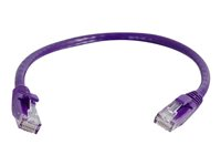 C2G Cat6 Booted Unshielded (UTP) Network Patch Cable - Patch-kabel - RJ-45 (hane) till RJ-45 (hane) - 10 m - UTP - CAT 6 - formpressad, hakfri, tvinnad - lila 83637