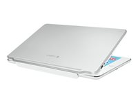 Logitech Ultrathin - Tangentbord och foliefodral - Bluetooth - brittisk - silver 920-006295