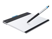 Wacom Intuos Manga P&T S - Digitaliserare - höger- och vänsterhänta - 15.2 x 9.5 cm - elektromagnetisk - 4 knappar - kabelansluten - USB - svart, silver CTH-480M-N