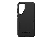 OtterBox Commuter Series - Baksidesskydd för mobiltelefon - antimikrobiell - polykarbonat, syntetiskt gummi - svart - för Samsung Galaxy S23+ 77-91079