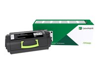 Lexmark 522X - Extra lång livslängd - svart - original - tonerkassett LCCP, LRP - för Lexmark MS811dn, MS811dtn, MS811n, MS812de, MS812dn, MS812dtn 52D2X00