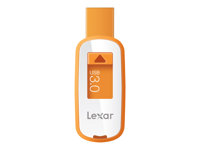 Lexar JumpDrive S23 - USB flash-enhet - 8 GB - USB 3.0 - orange LJDS23-8GBABEU