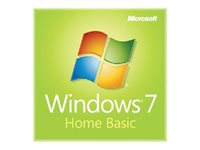 Microsoft Windows 7 Home Basic - Med MS Office 2010 (Trial) - licens - 1 PC - CTO - 32-bit B7T45AV