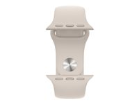 Apple - Band för smart klocka - Vanlig storlek - starlight - för Watch (38 mm, 40 mm, 41 mm) MKU93ZM/A