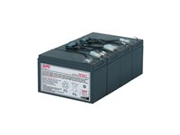 APC Replacement Battery Cartridge #8 - UPS-batteri - Bly-syra - svart - för P/N: SU1400RM, SU1400RMBX120, SU1400RMI, SU1400RMX106, SU1400RMX176, SU1400RMX93 RBC8