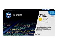 HP 314A - Gul - original - LaserJet - tonerkassett (Q7562A) Q7562A