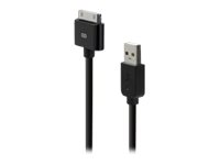 Belkin Basic iPhone/iPod sync charge cable - Laddnings-/datakabel - USB hane till Apple Dock hane - 1.2 m - svart - för Apple iPad/iPhone/iPod (Apple Dock) F8Z328EA04-BLK