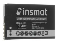Insmat - Batteri - Li-Ion - 600 mAh - för Nokia 2720, 5310, 5630, 6600, 6700, 7210, 7230, 7310, X3-00 106-9470