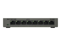 NETGEAR FS308 - Switch - ohanterad - 8 x 10/100 - skrivbordsmodell FS308-100PES