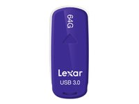Lexar JumpDrive S33 - USB flash-enhet - 64 GB - USB 3.0 - lila LJDS33-64GABEU