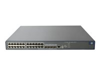 HPE 5500-24G-PoE+ EI Switch with 2 Interface Slots - Switch - L4 - Administrerad - 24 x 10/100/1000 (PoE) + 4 x kombinations-SFP - rackmonterbar - PoE JG241A#ABB