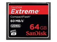 SanDisk Extreme - Flash-minneskort - 64 GB - 400x - CompactFlash SDCFX-064G-X46