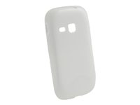 Insmat - Skydd för mobiltelefon - silikon - klar transparent - för Samsung Galaxy Young 650-5403