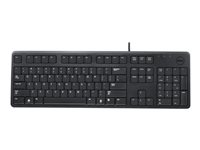 Dell KB212-B QuietKey - Tangentbord - USB - QWERTY - dansk - svart 580-17614