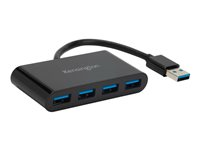 Kensington UH4000 - Hubb - 4 x SuperSpeed USB 3.0 - skrivbordsmodell K39121EU